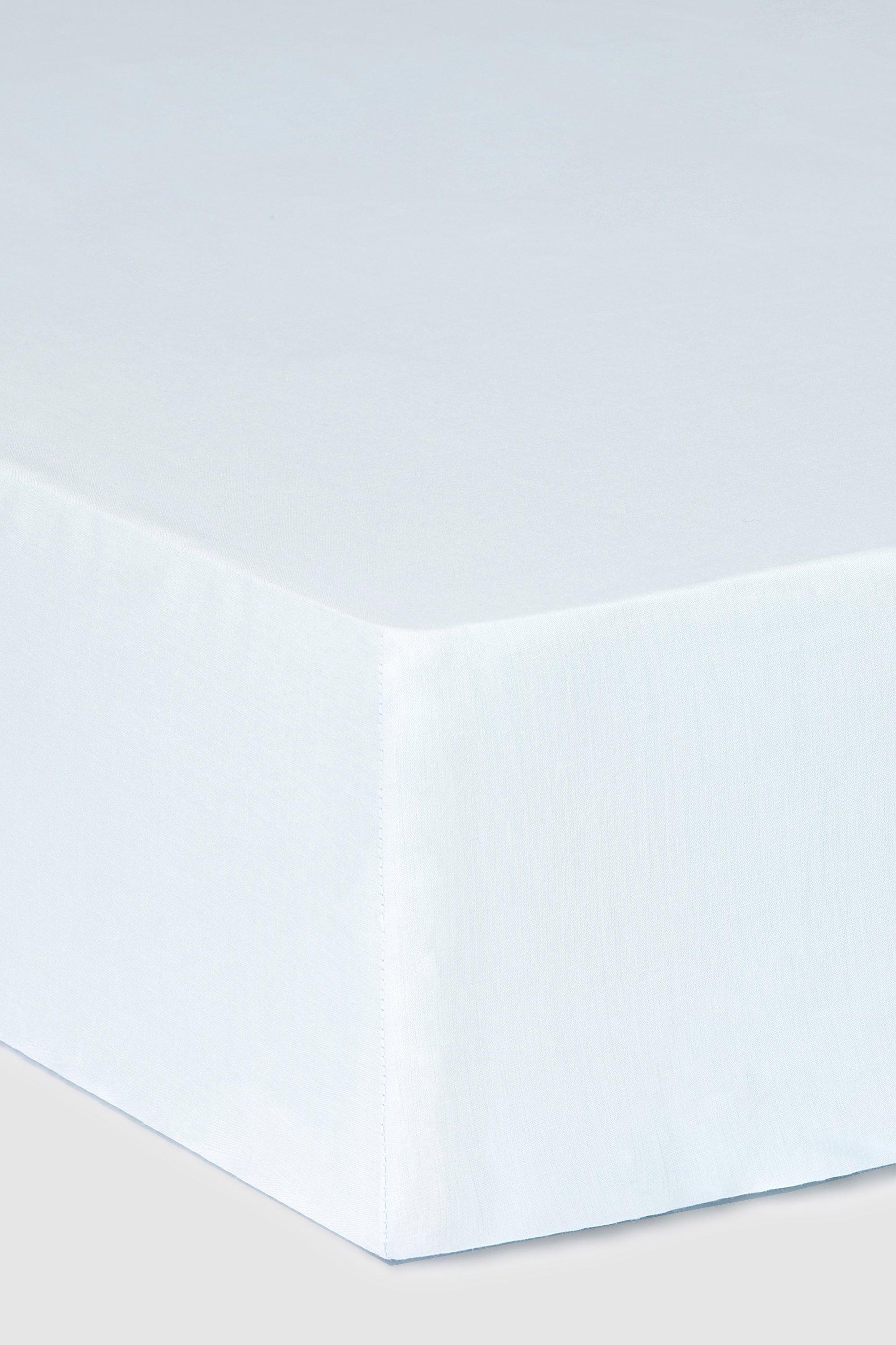 Cotton Rich Single Fitted Sheet