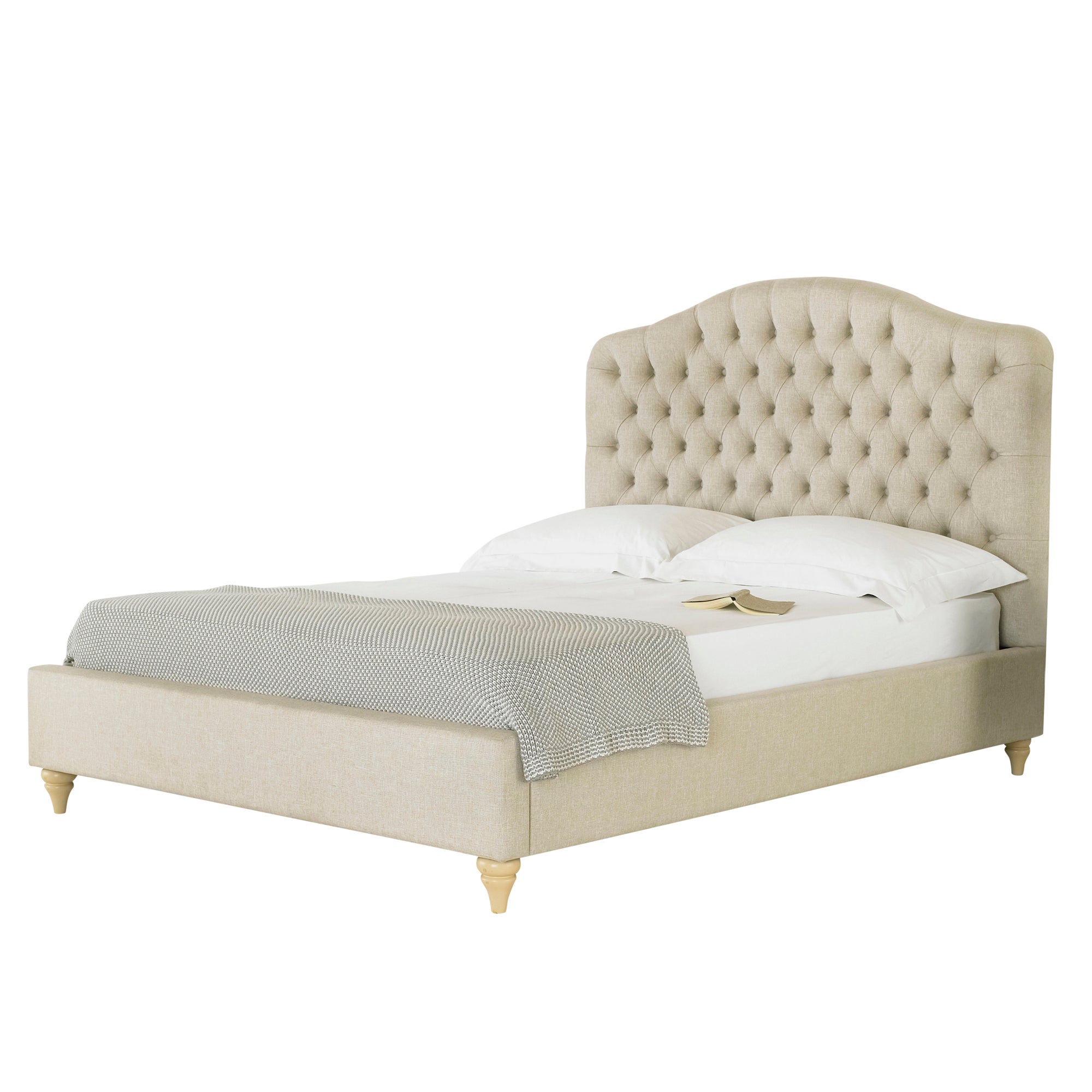 Balmoral Chesterfield Bed Frame Beige