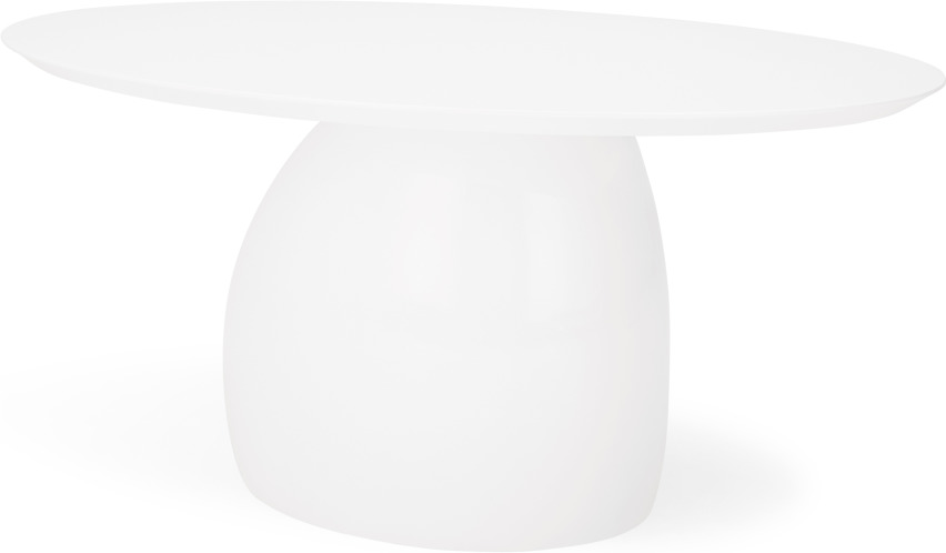 Rosinda 6 Seat Dining Table, White
