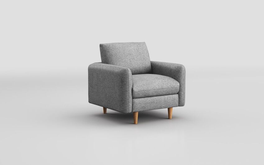 Blue Fabric Biserno Armchair