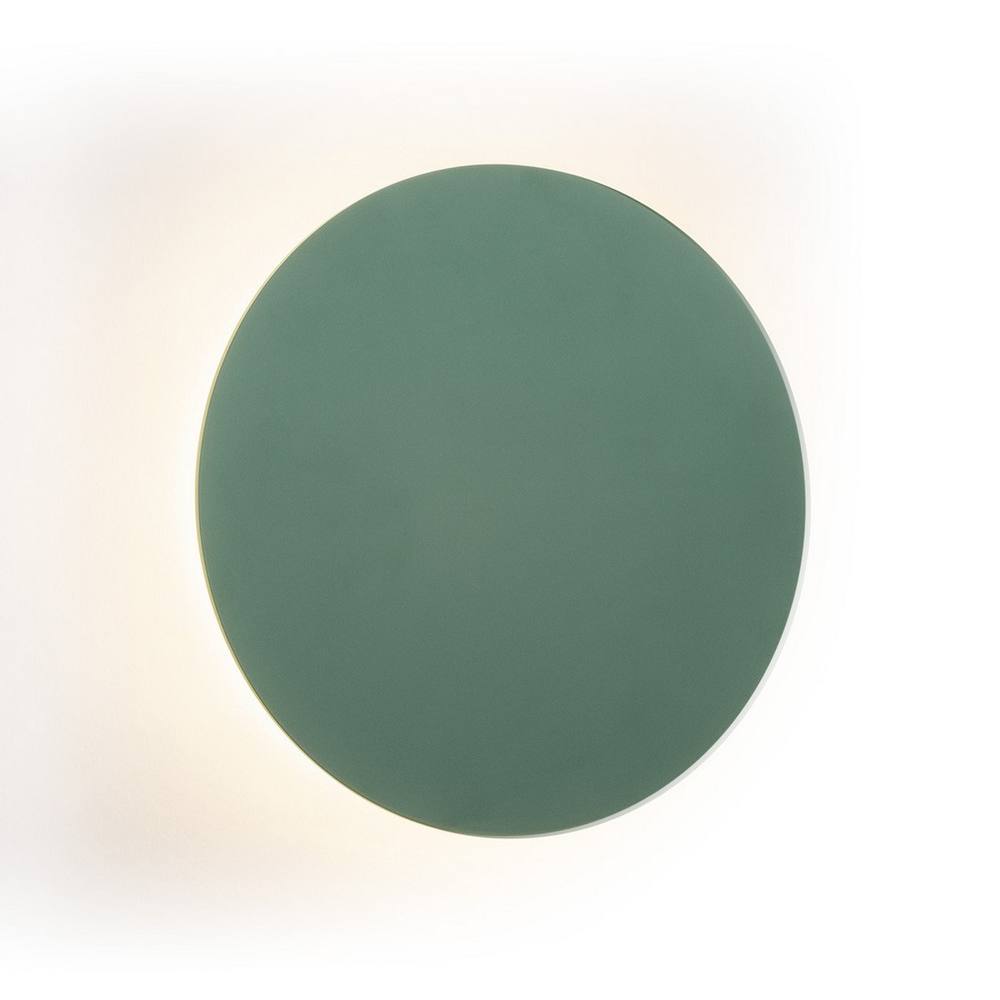Netlighting Oregon Plus 30cm Flush Wall Lamp Green 780lm 3000K