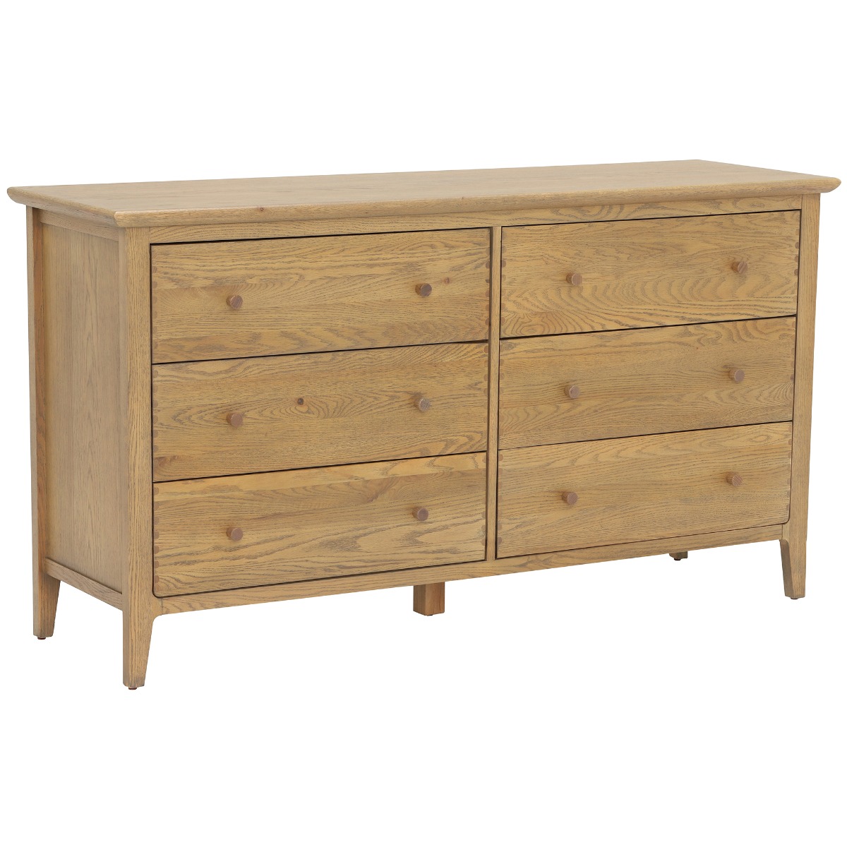 Runswick 6 Drawer Chest, Oak