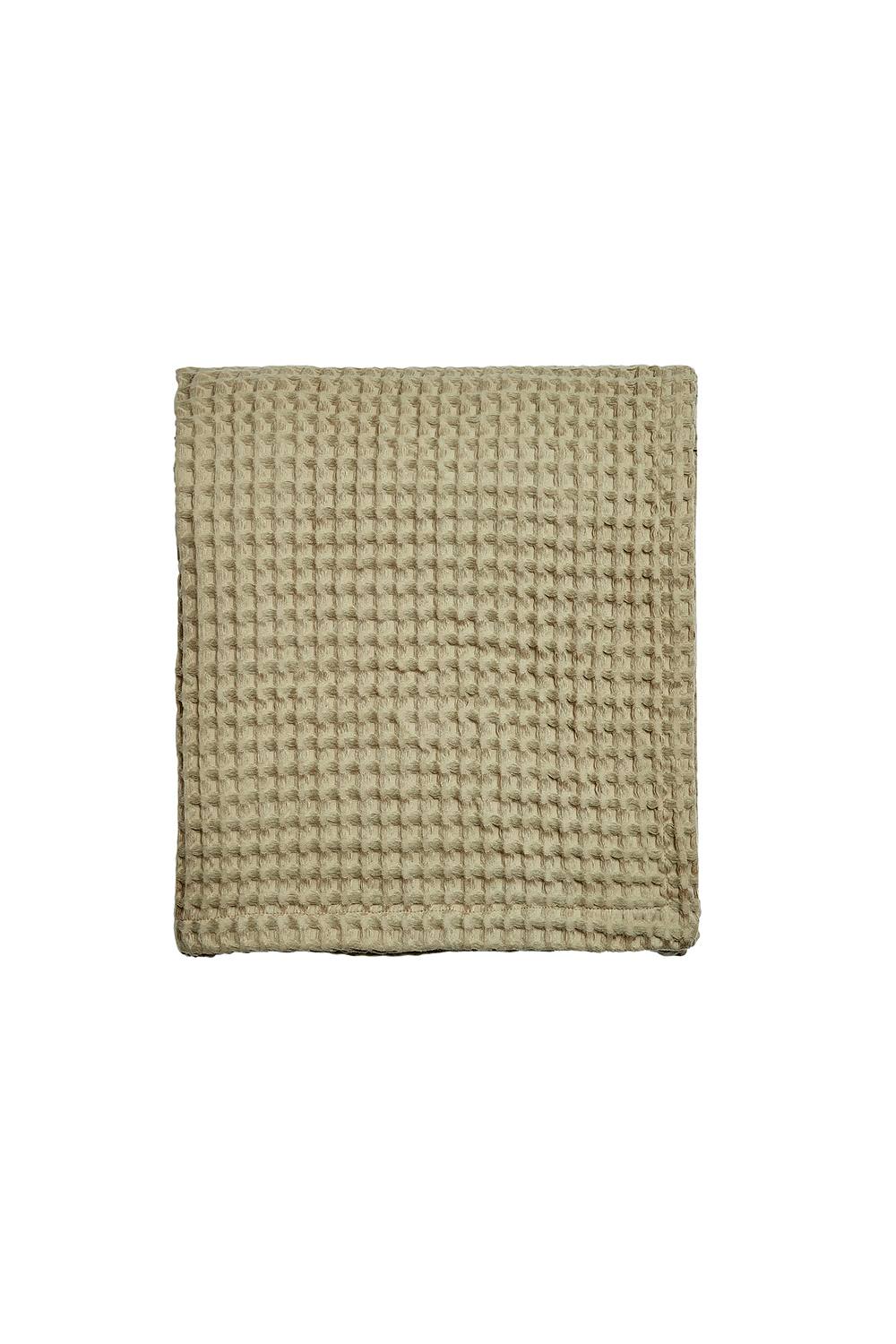 Abigail Ahern x Murmur 'Tess Waffle' Cotton Throw in Green