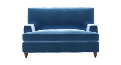 Isla Loveseat Sofabed in Bahama Cotton Matt Velvet - sofa.com