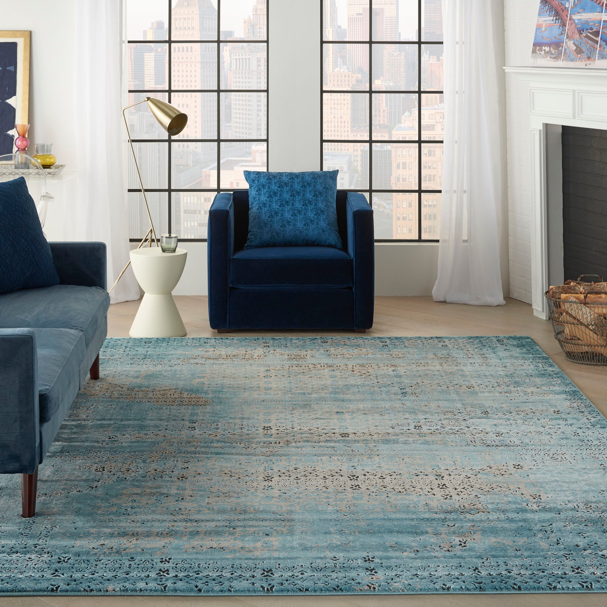 Karma 1 Rug Blue