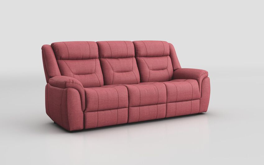 Pink Fabric Ainsdale 3 Seater Sofa