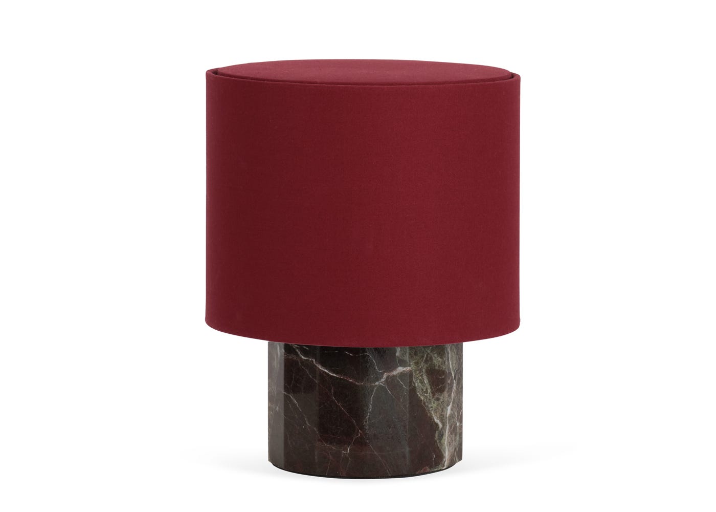 Heal's Colonna Table Lamp Burgundy Small