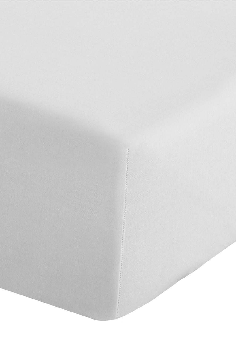 Catherine Lansfield 'Easy Iron Percale' Combed Polycotton 35cm Depth Sheet in White | Size: Super King Fitted