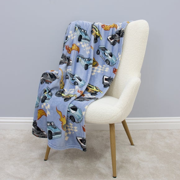 Hot Wheels Fleece 150cm x 100cm Throw Blanket