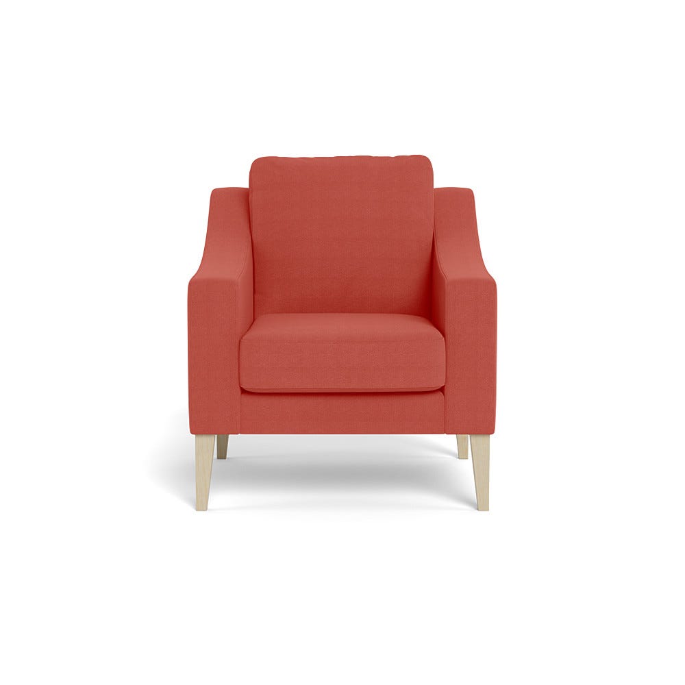 Heal's Richmond Armchair Linen Grenadine Natural Ash Feet