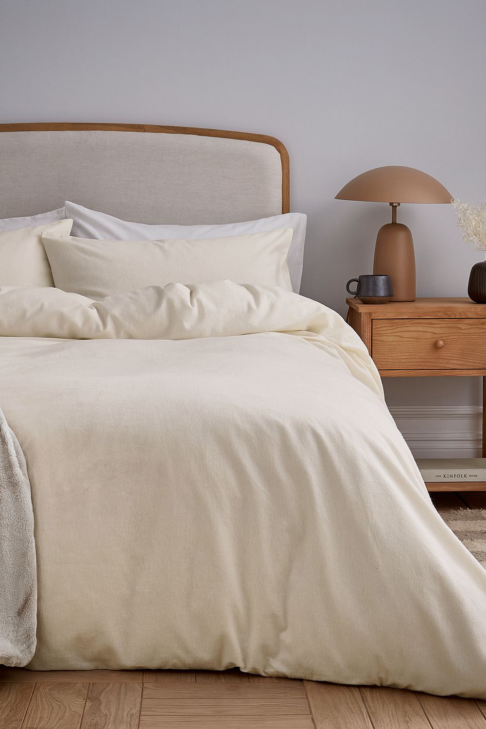 Helena Springfield 'HS Brushed Cotton' Duvet Cover Set in Ivory