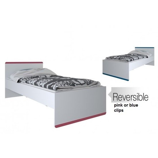 Delphi Wooden Children Bed In Pearl White