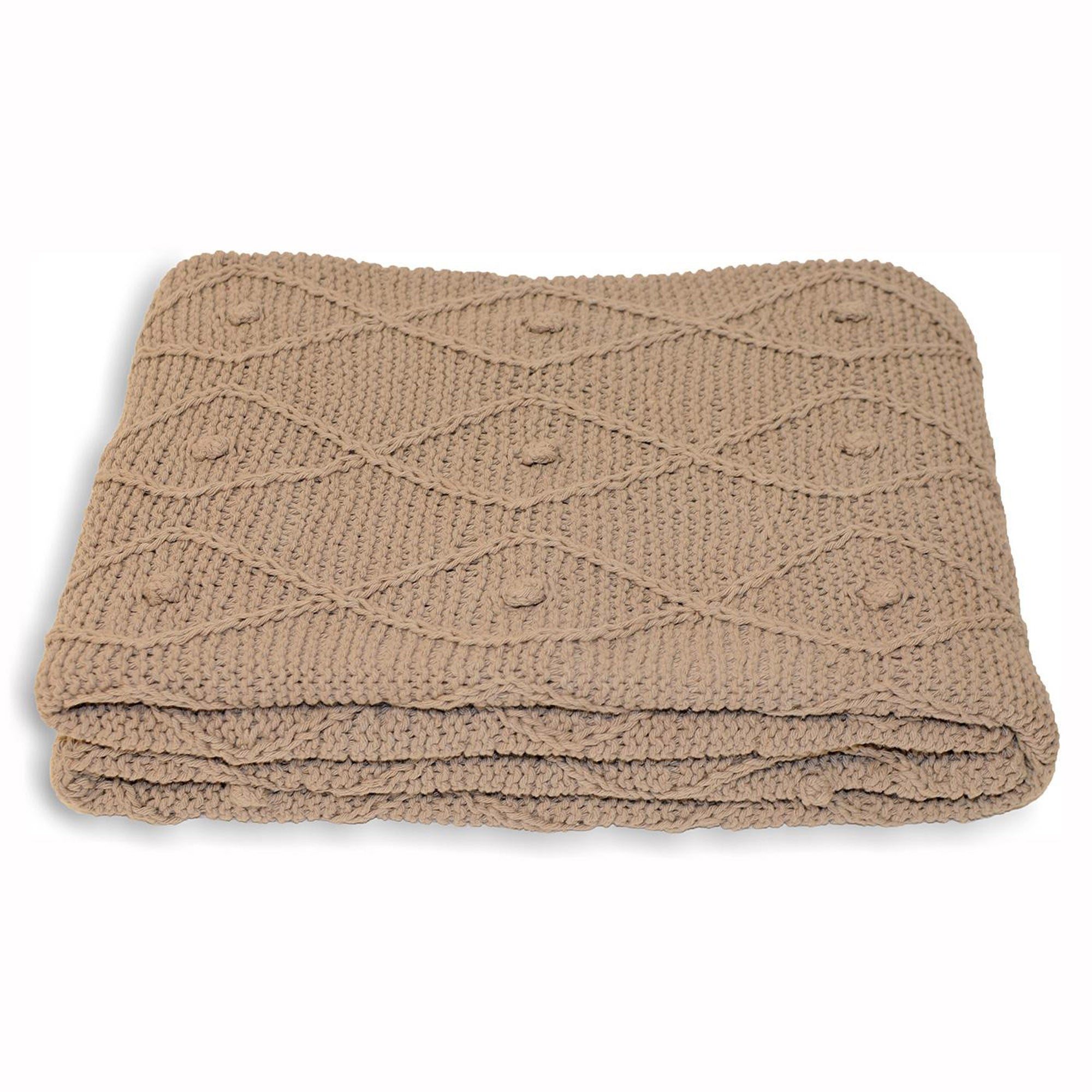 Argyll 140x190cm Throw Natural