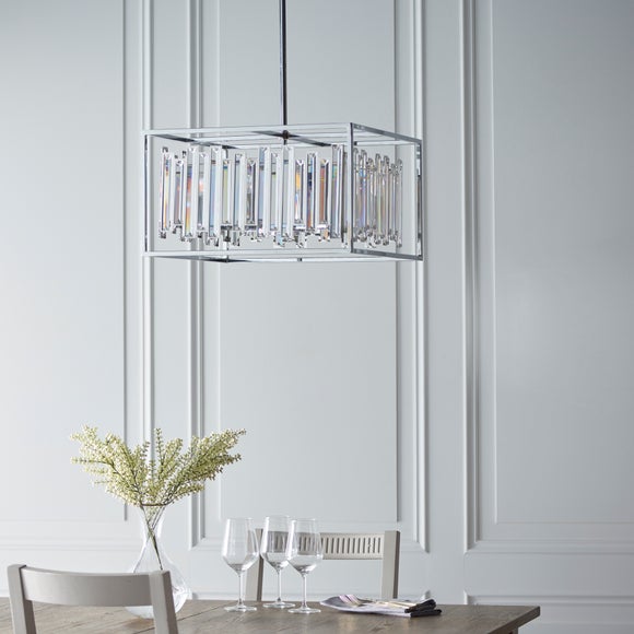 Return - Vogue Crystal Juneau 6 Light Ceiling Light 2