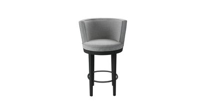 Margaux Bar Stool in Frost Highland Tweed