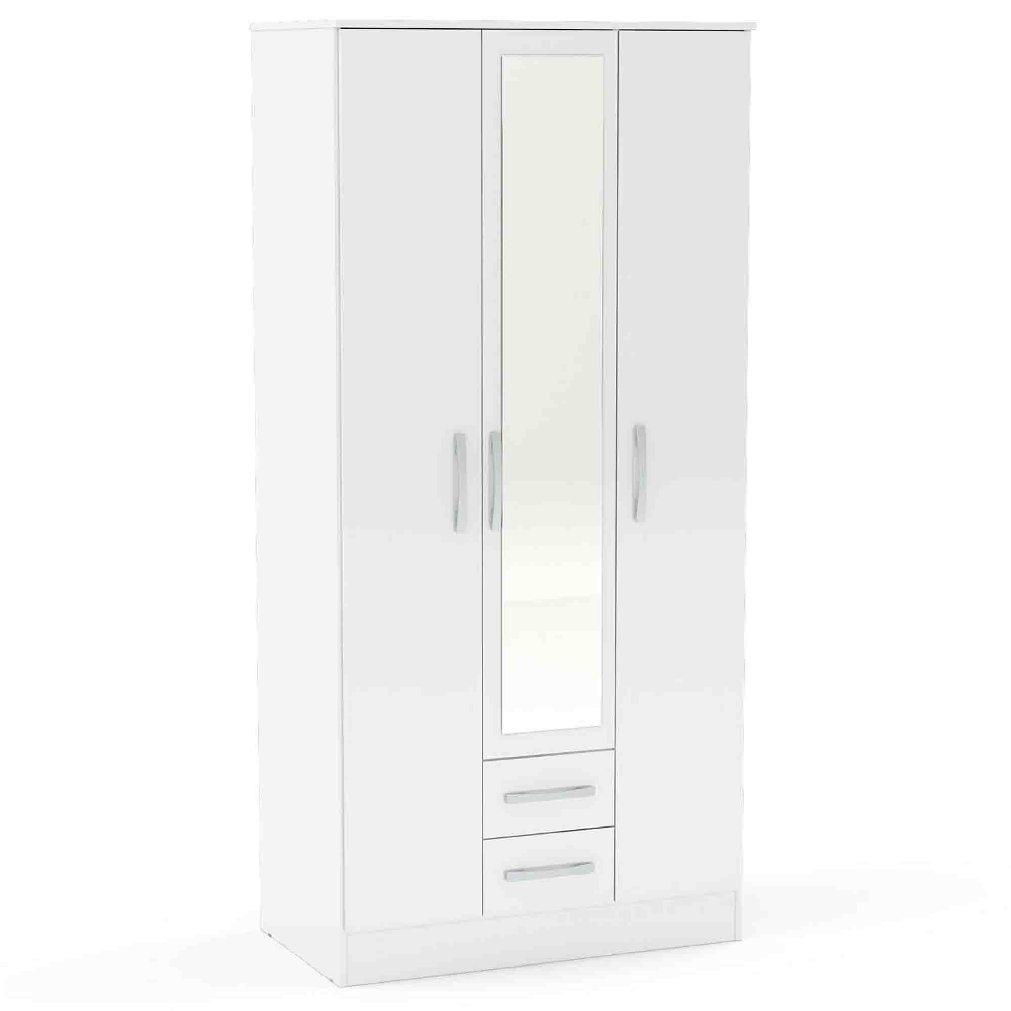 Lynx Triple Wardrobe, Mirrored
