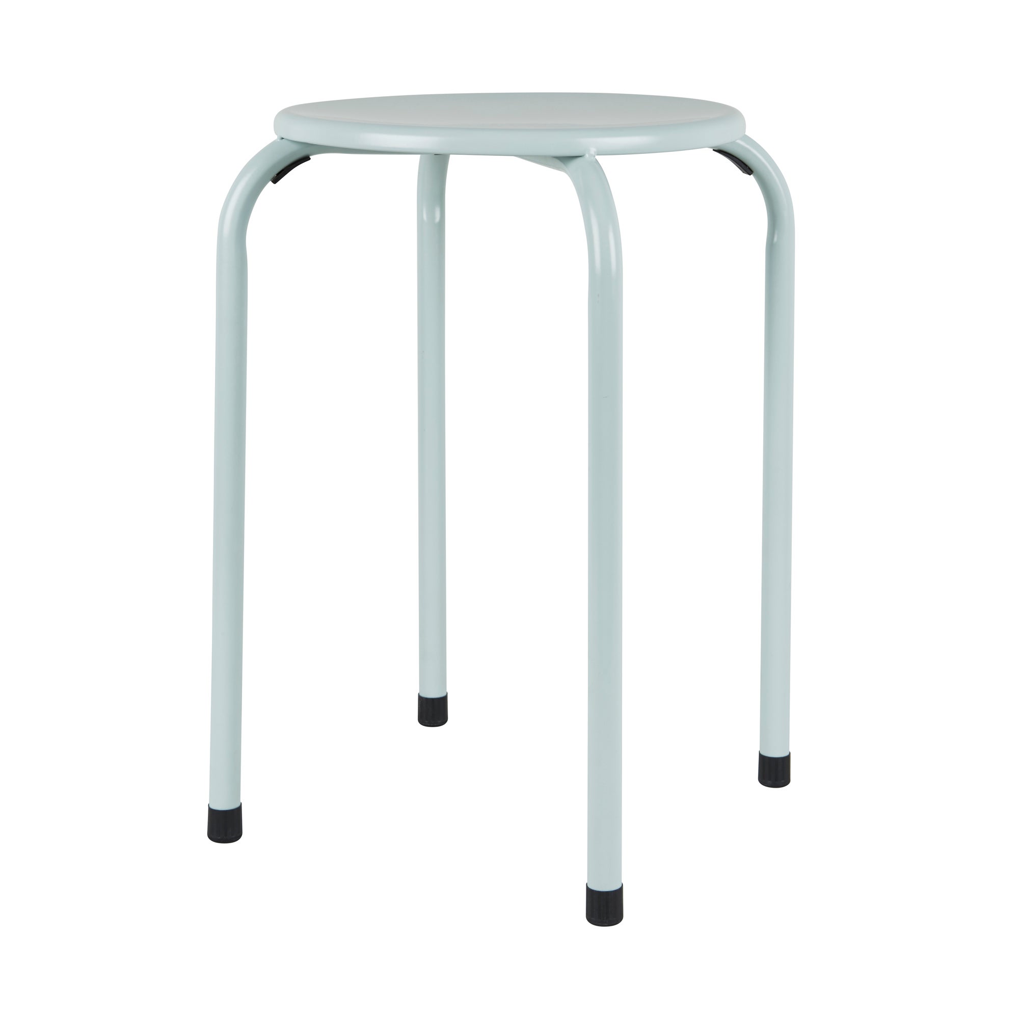 Adra Metal Stacking Stool Sage (Green)