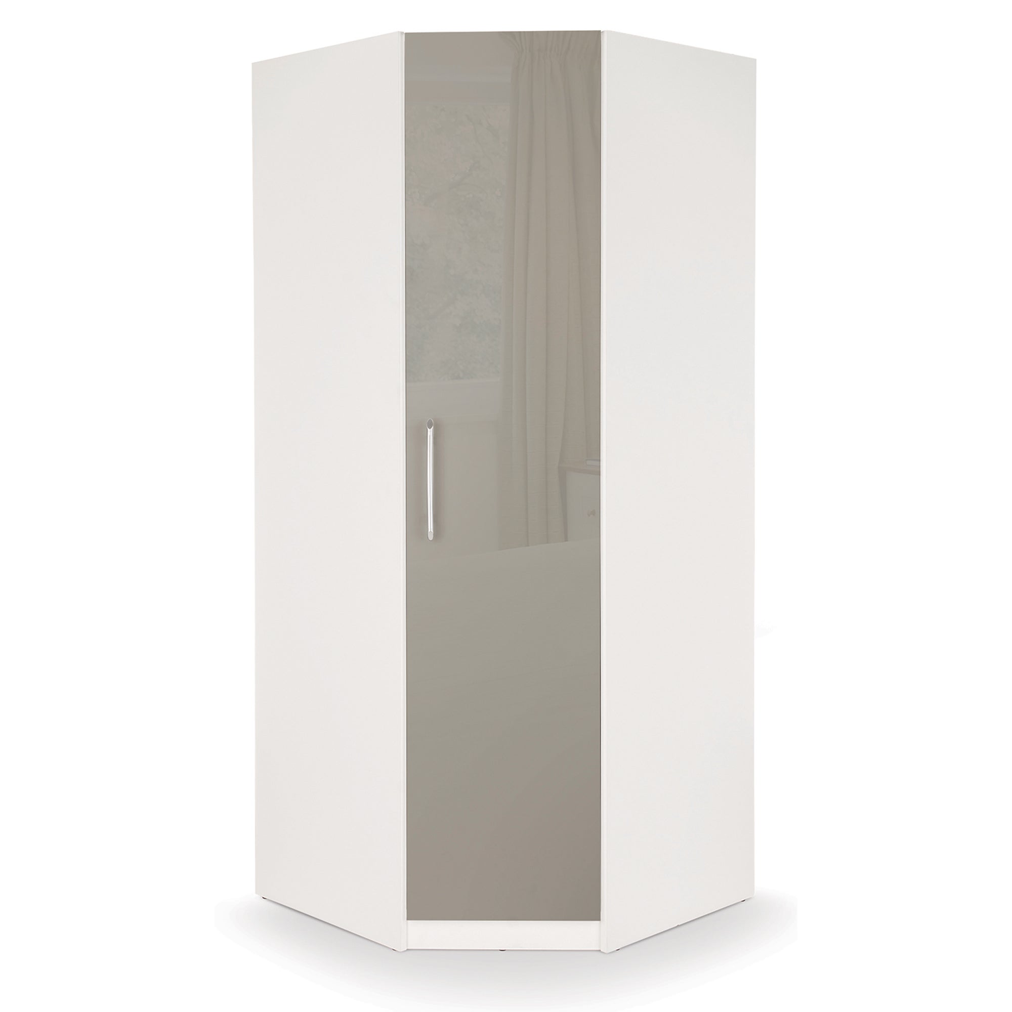 Bayswater Corner Wardrobe Grey