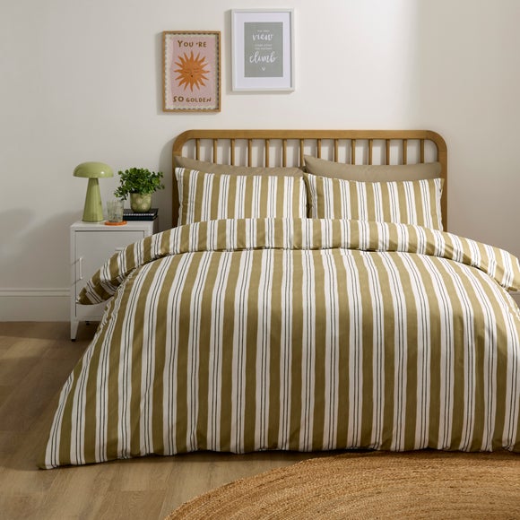 Revel Stripe Quilt Cover & Pillowcase Set