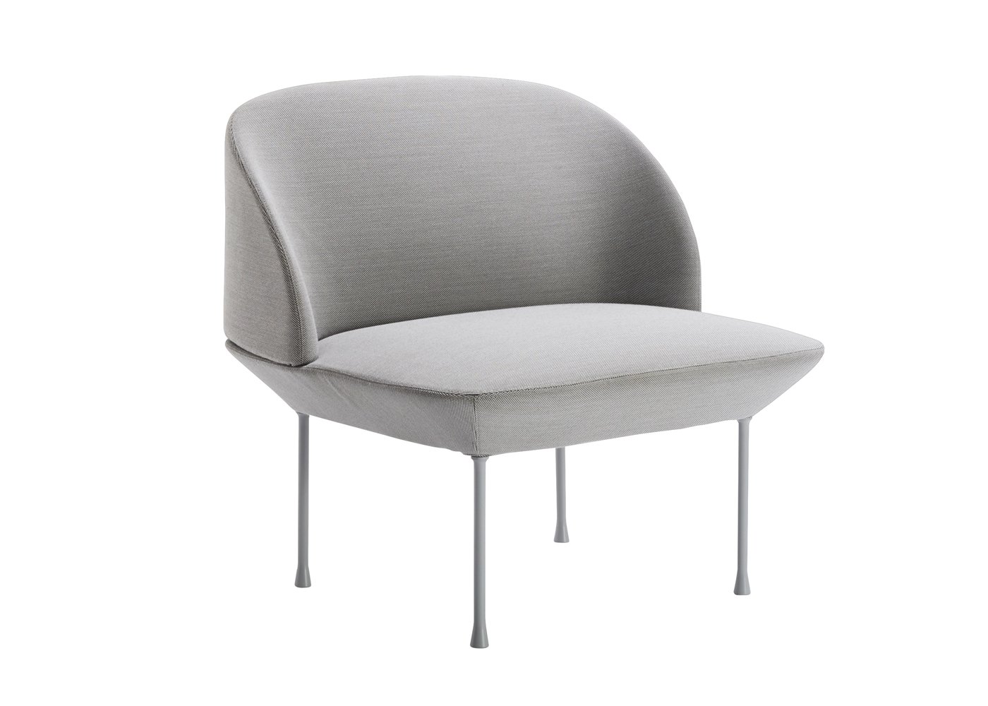 Muuto Oslo Lounge Chair Steelcut 160 Grey