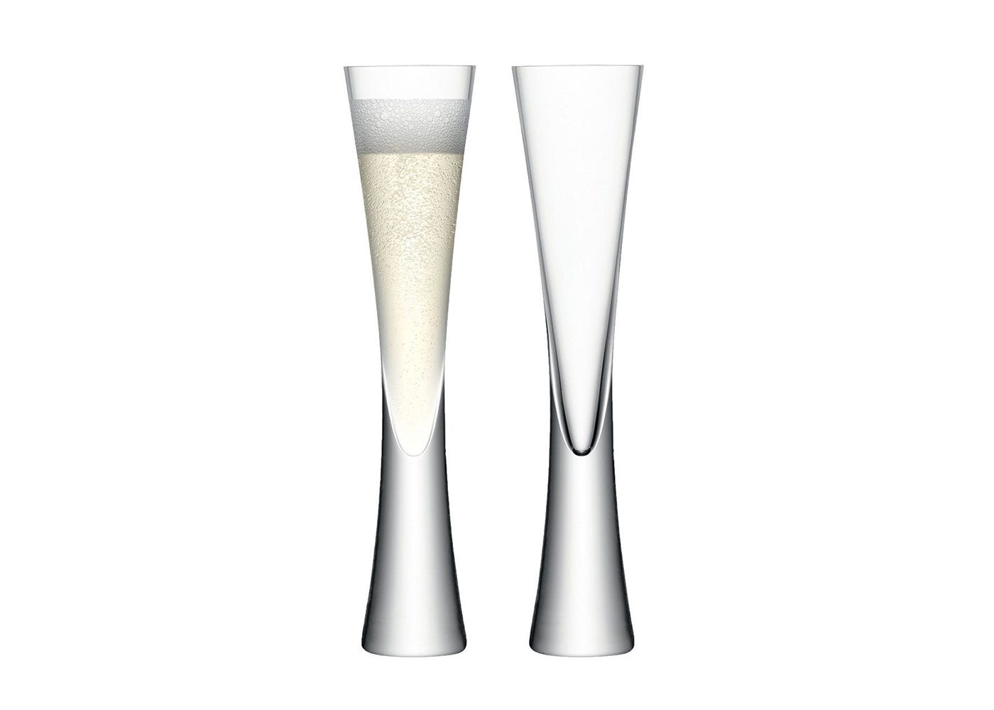 LSA International Moya Champagne Flute Clear Set Of 2