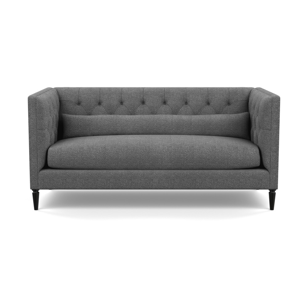 Heal's Balmoral 3 Seater Sofa Tejo Recycled Noir Black Feet