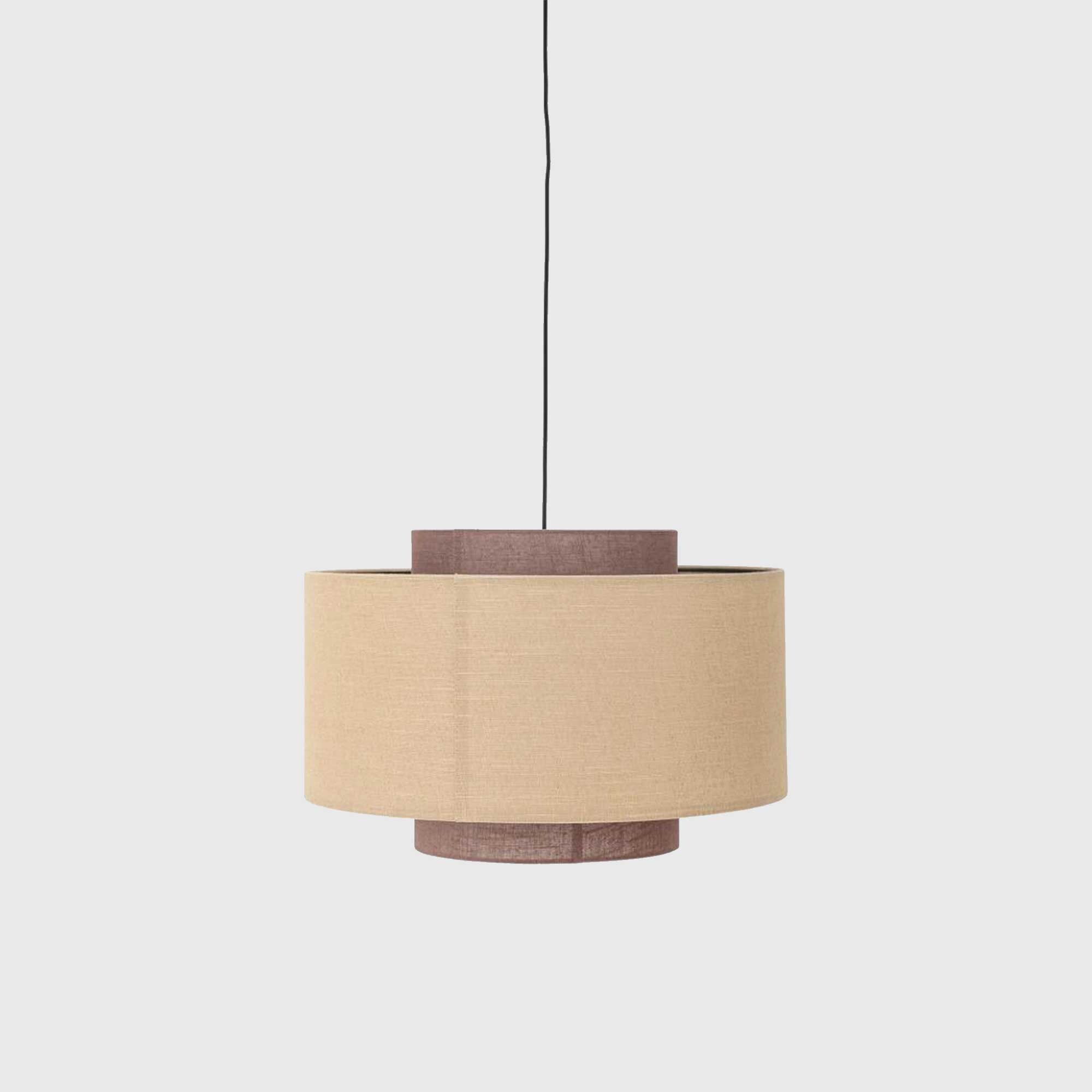 NATURAL TWO TIER PENDANT LIGHT, Neutral | Barker & Stonehouse