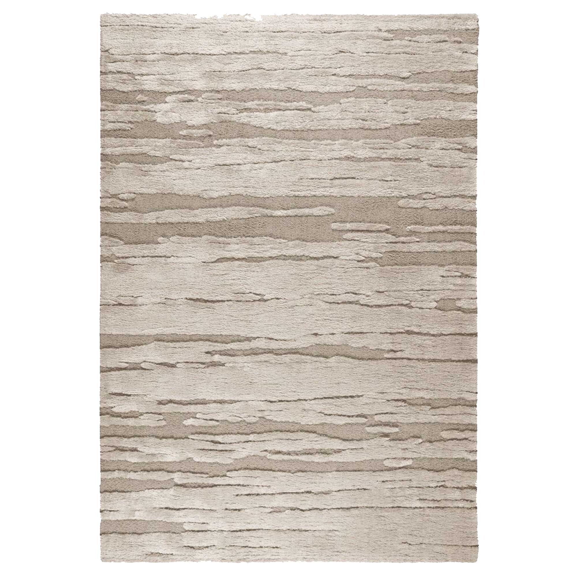 Taupe Etch Rug 160x230cm, Square Polyester | Barker & Stonehouse