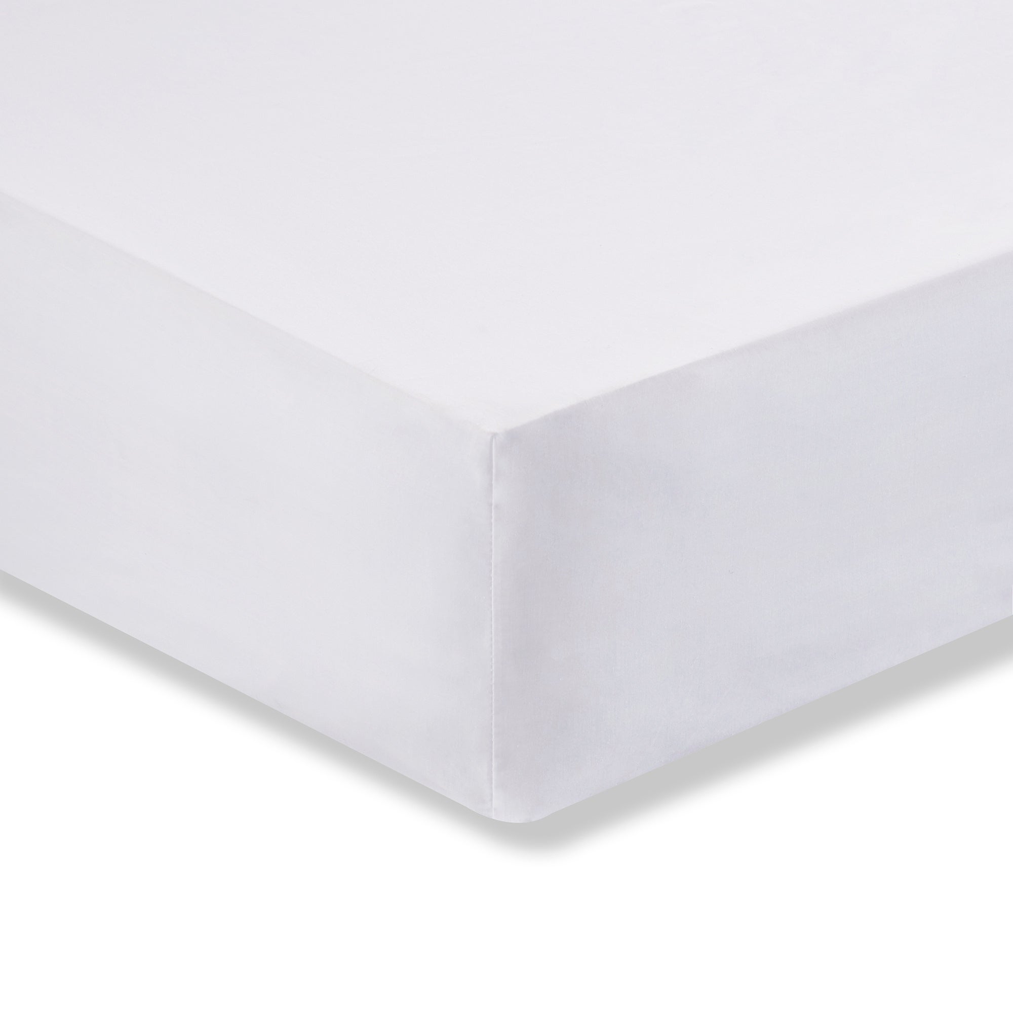 Hotel Egyptian Cotton Fitted Sheet White