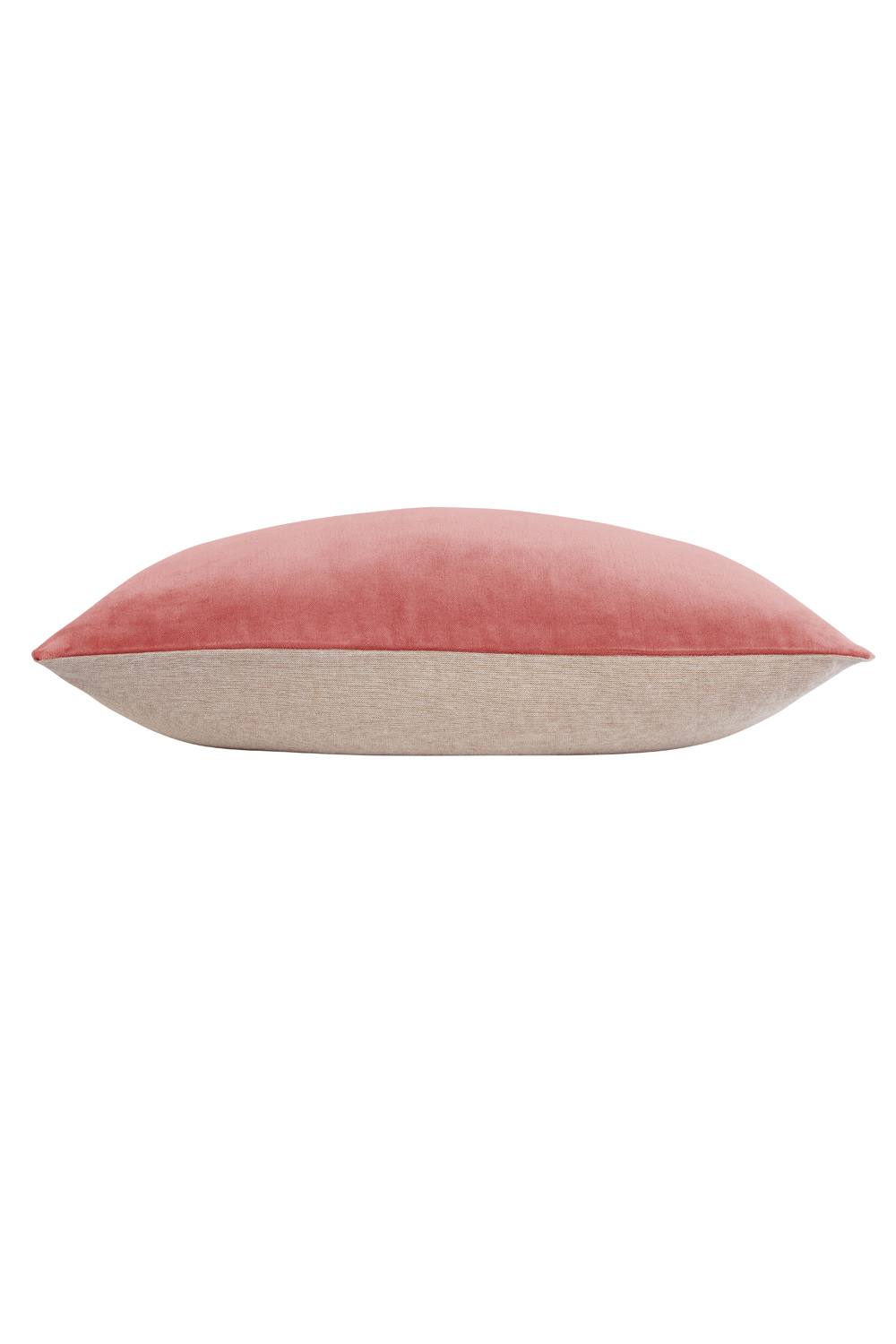CHRISTY Luxury Filled Velvet 'Jaipur' Rectangle Cushions in Dark Pink 3