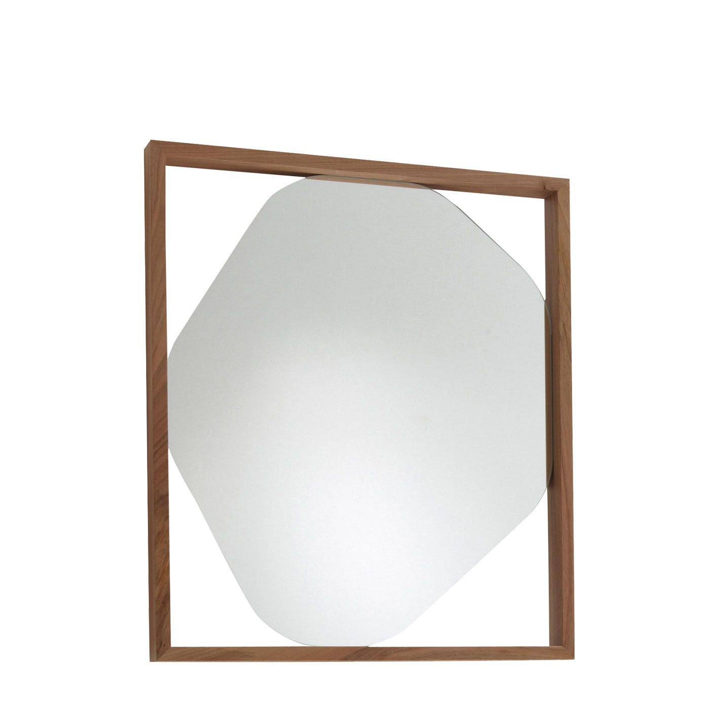 Ligne Roset Belize Small Walnut Mirror