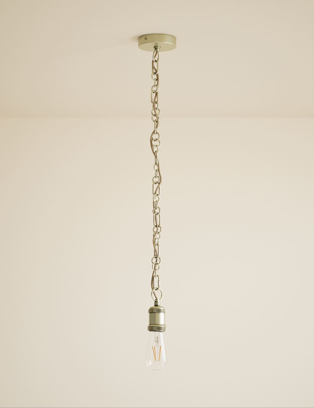 M&S Chain Lighting Cable Kit Antique Brass
