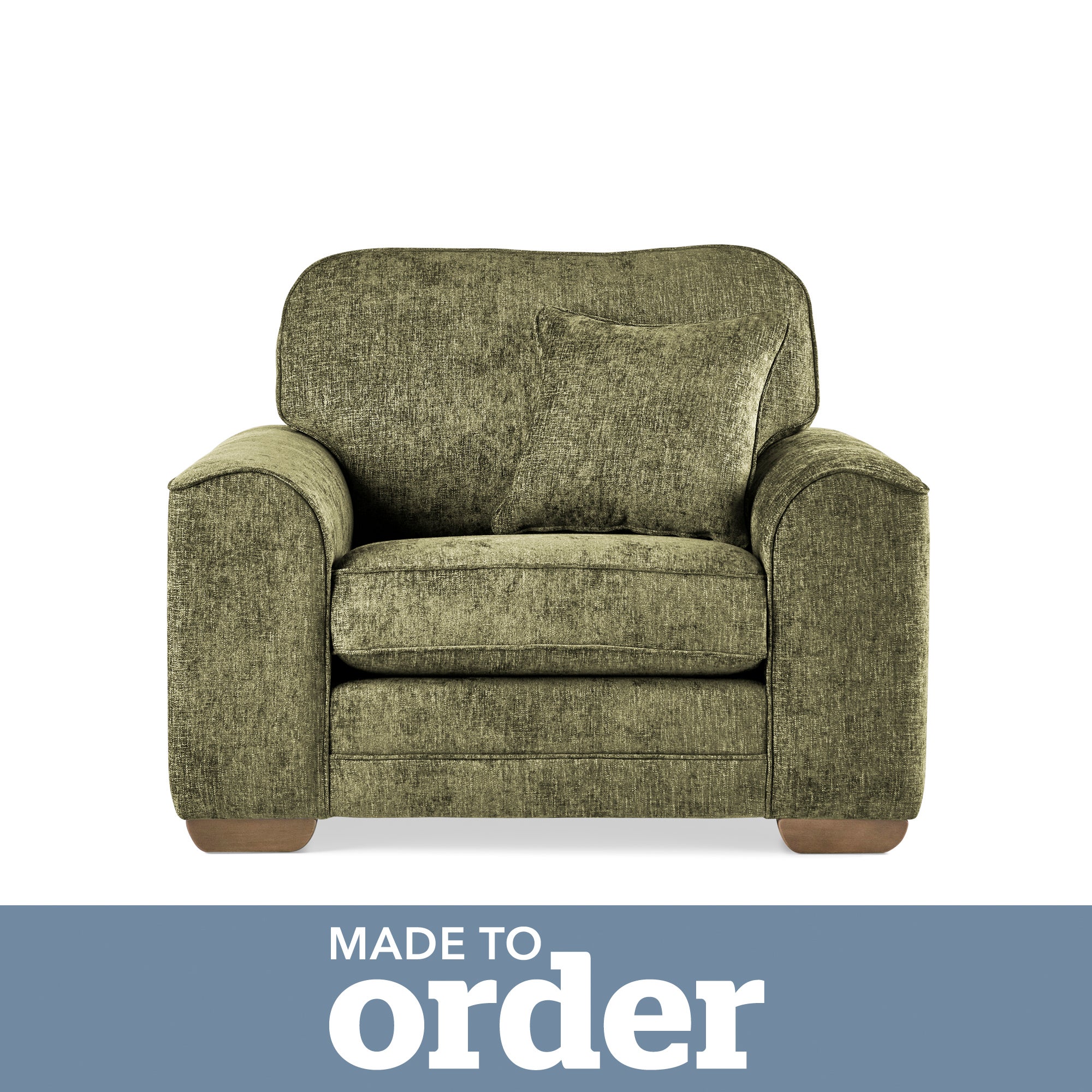 Morello Armchair Luxury Chenille Green