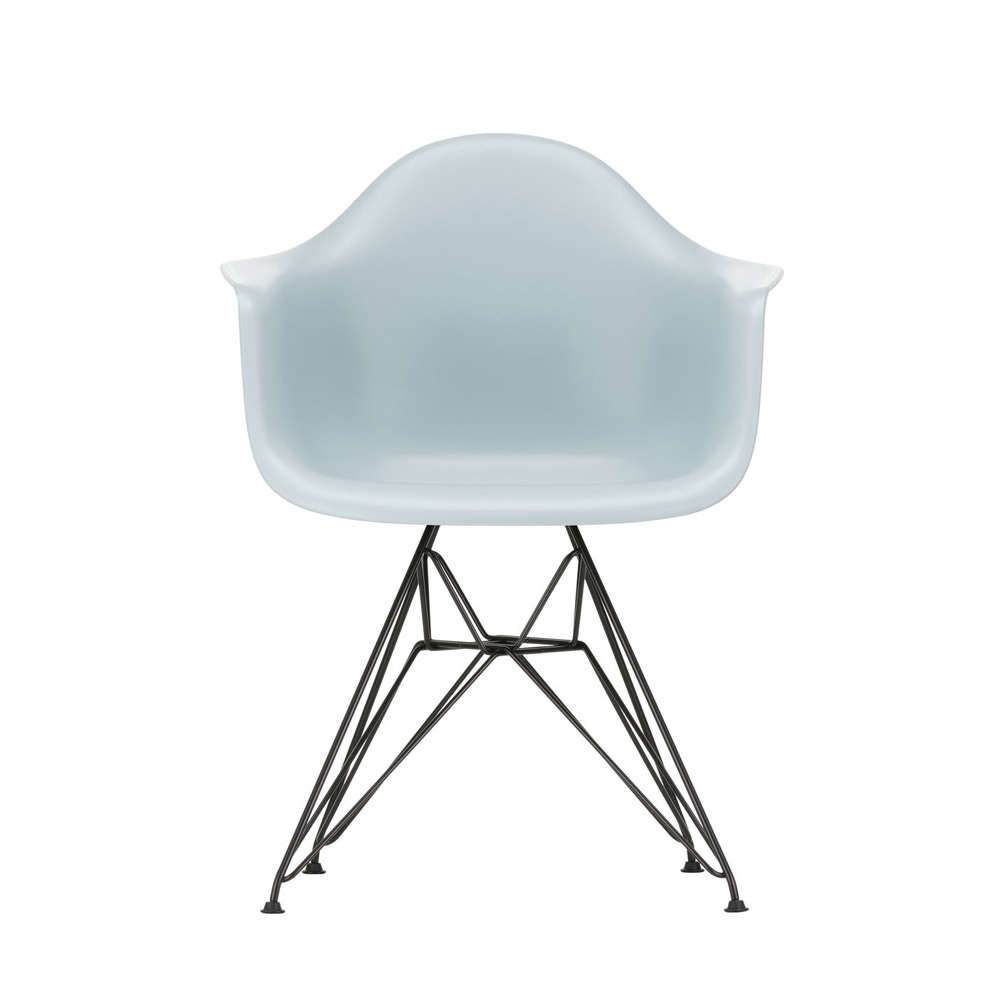 Vitra Eames DAR Armchair New Height Ice Grey Dark Legs