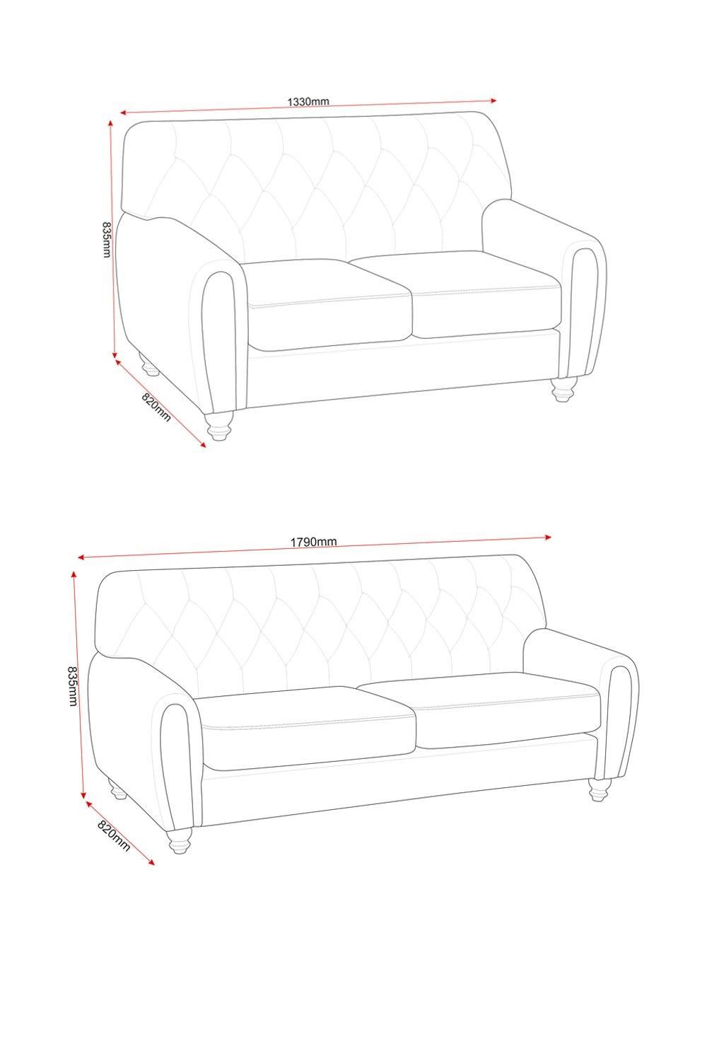 Seconique Chester 3+2 Suite in Light Grey 6