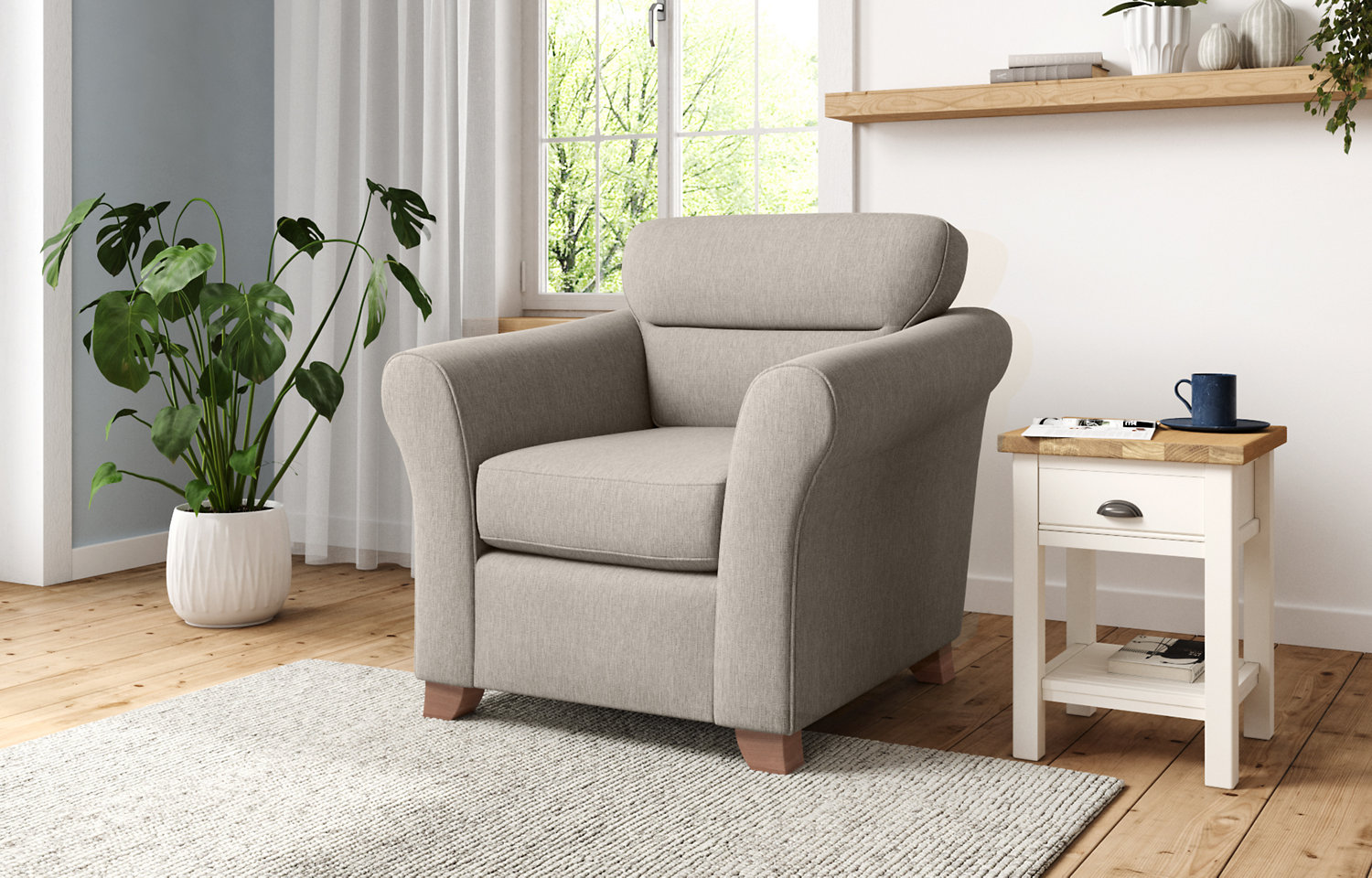 M&S Abbey Highback Armchair