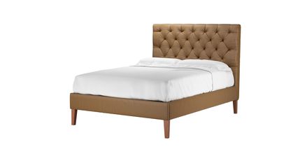 Rosalie 130cm Double Bed in Spiced Honey Soft Leather - sofa.com