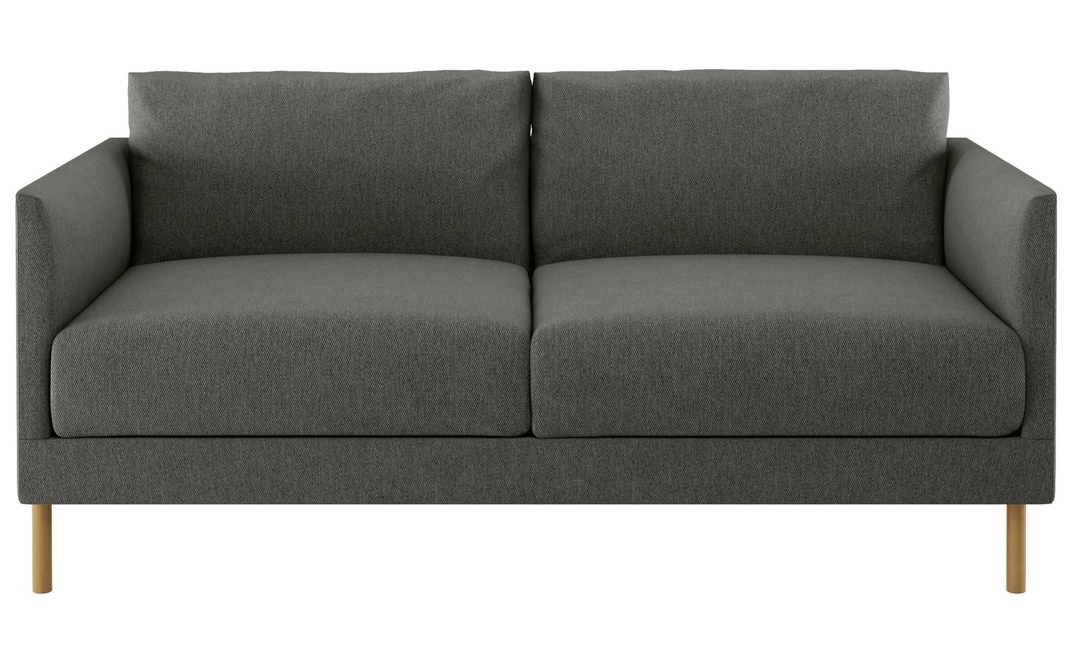 Habitat Hyde 2 Seater Fabric Sofa - Charcoal