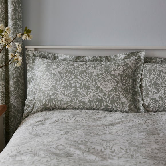 Evesham Green 100% Cotton Oxford Pillowcase