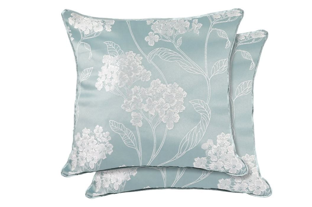 New Edge Blinds English Garden Cushion Cover in Grey