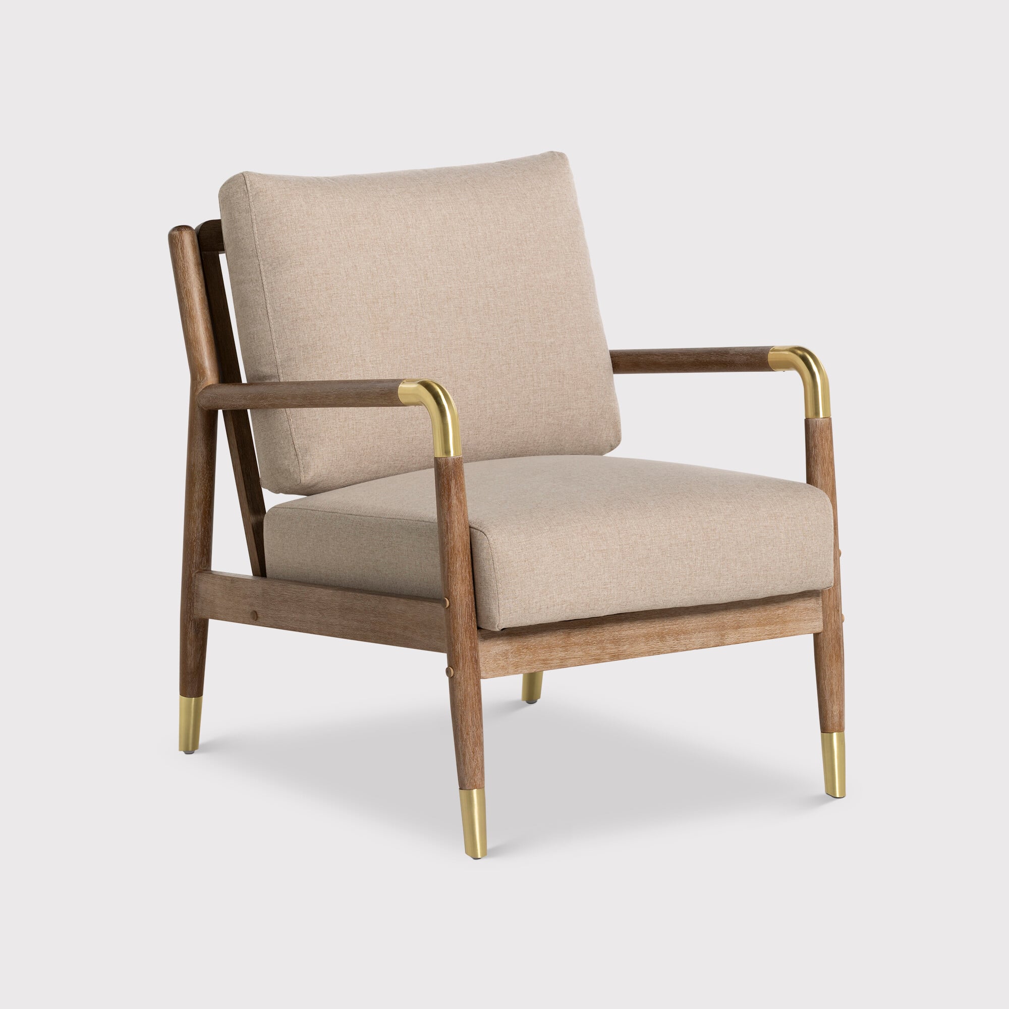 Tarron Armchair, Neutral Fabric | Barker & Stonehouse