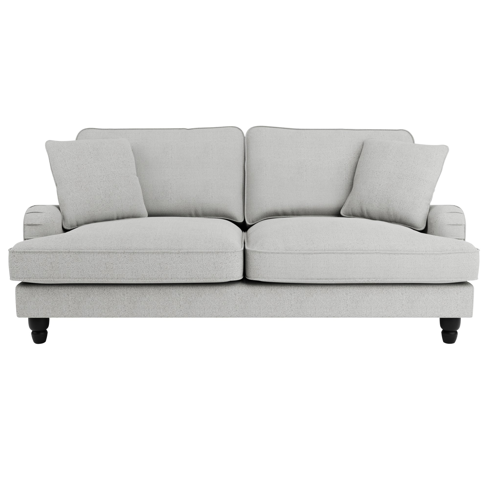 Beatrice Boucle 3 Seater Sofa Grey