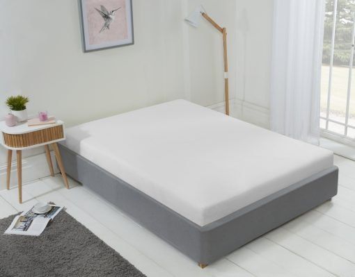 New Edge Blinds Brights Collection Non Iron Fitted Sheet in White