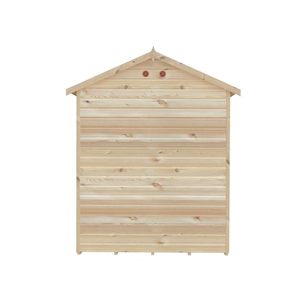 Shires Mayfield 16 x 6 Summerhouse - Wood - L179 x W476 x H240.9 cm in Light Brown 5