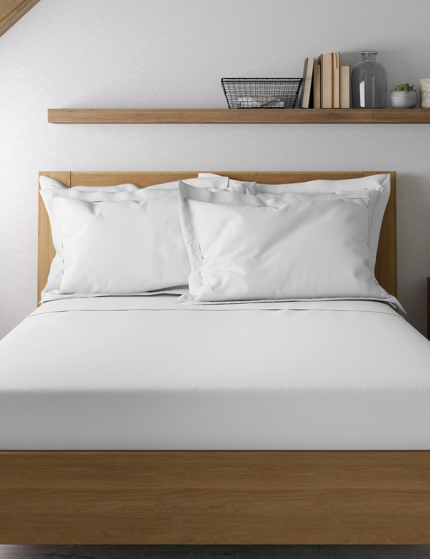 M&S Cotton Sateen Oxford Pillowcase