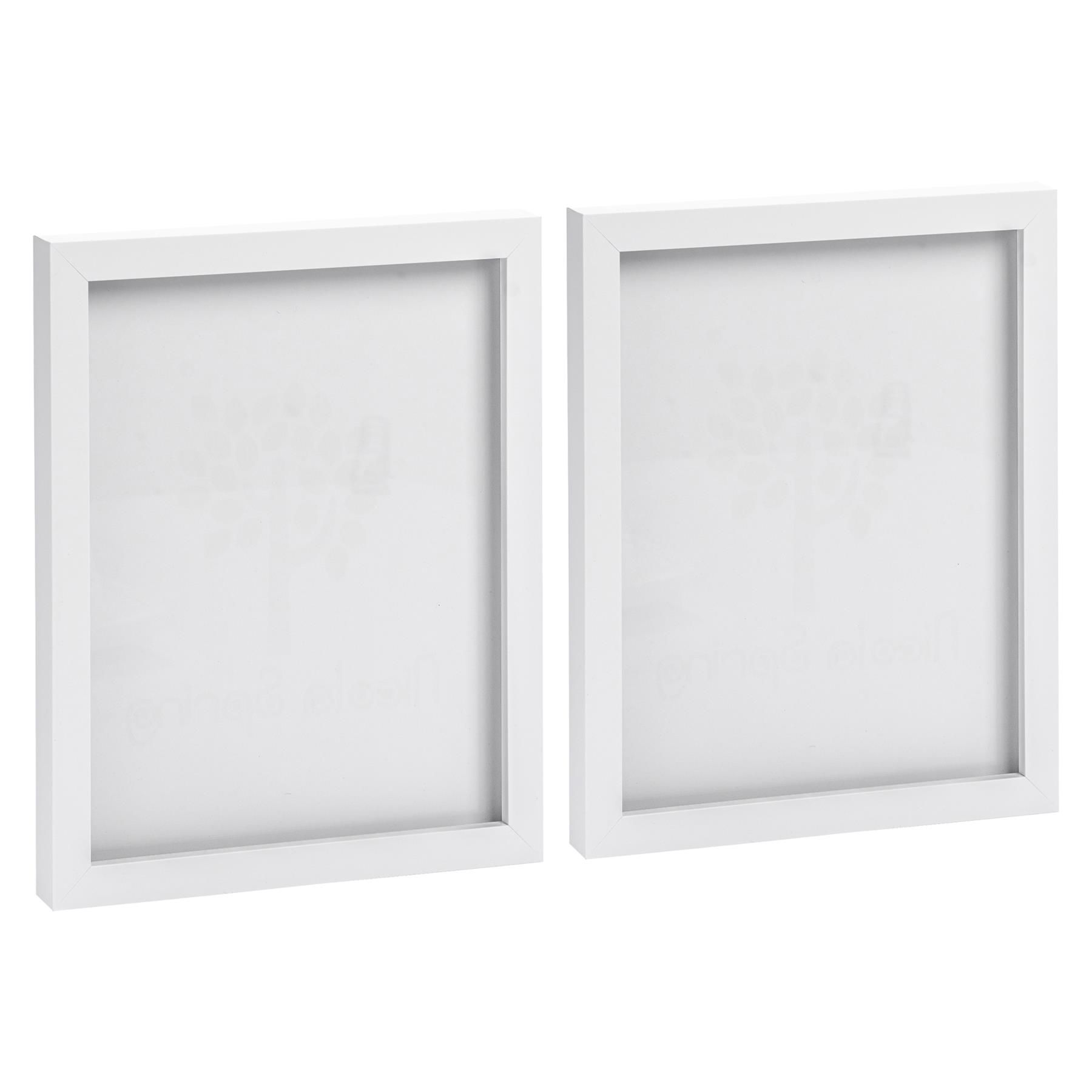 Nicola Spring Photo Frames - 8" x 10" - Pack of 2 in White