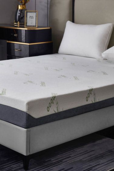 Ezysleep 18cm Bamboo Memory Foam Mattress in White
