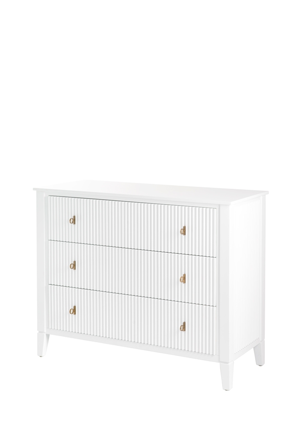 Heidi Chest of Drawers Brass/Silver
