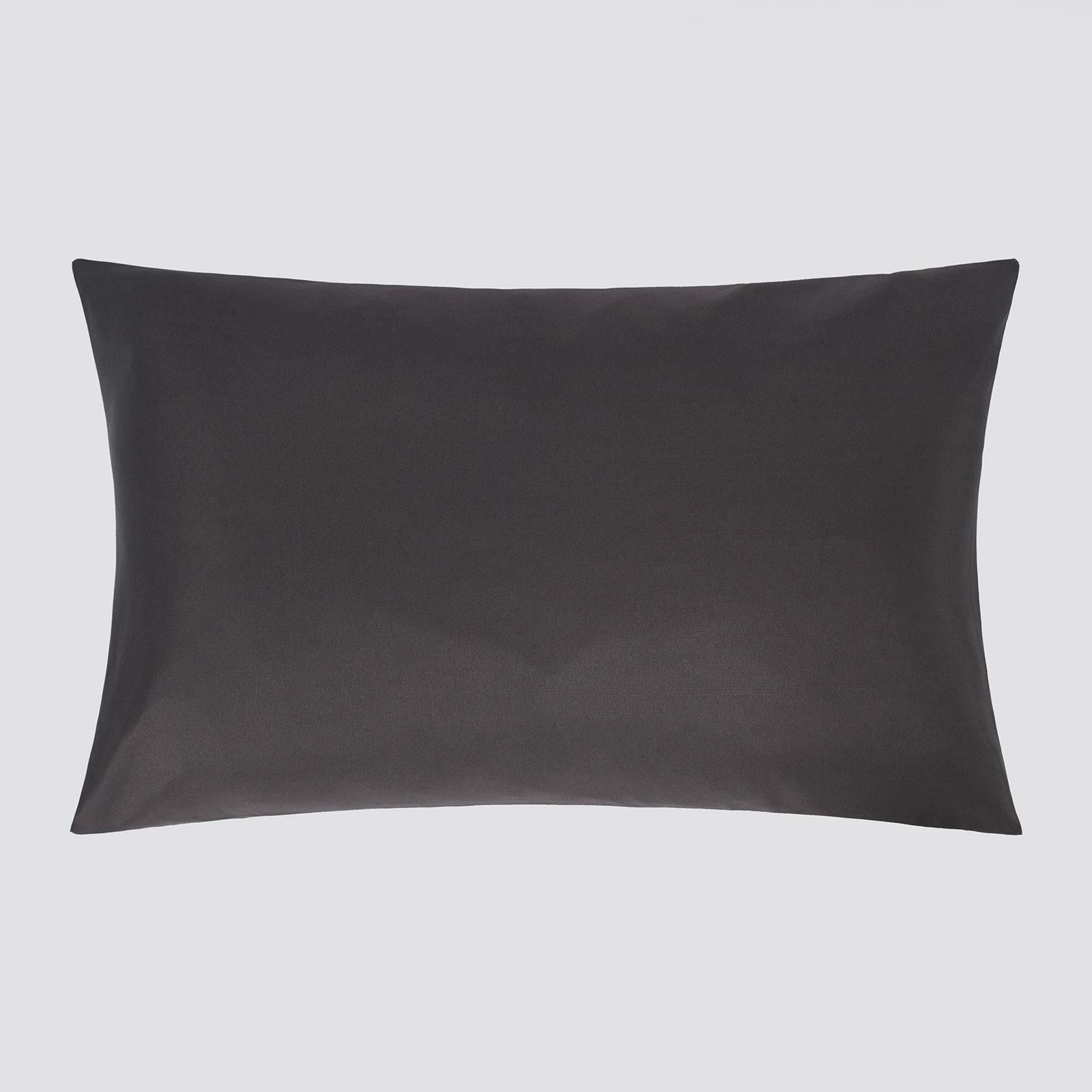 OHS 2 Pack Soft Microfibre Wrinkle Resistant Housewife Pillowcases in Charcoal