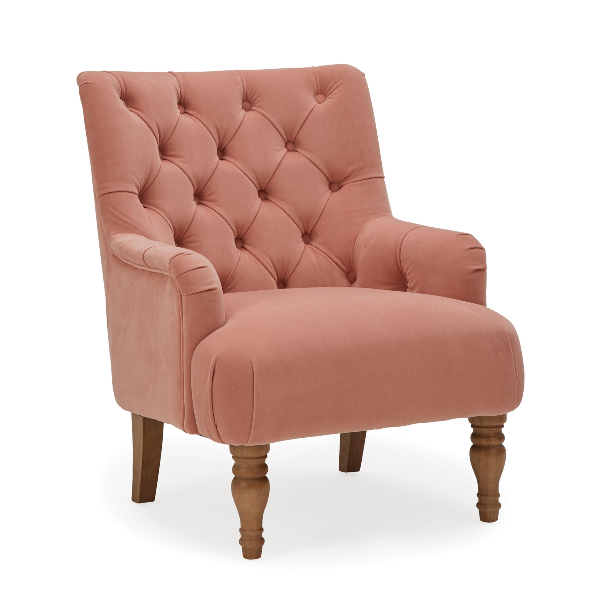 Arianna Velvet Chair - Rose Pink Blush
